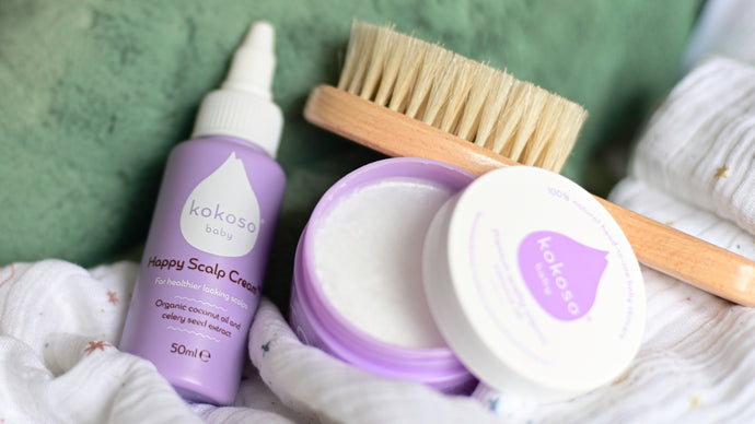 Cradle Cap: Happy Scalp Cream or Kokoso Baby Coconut Oil?