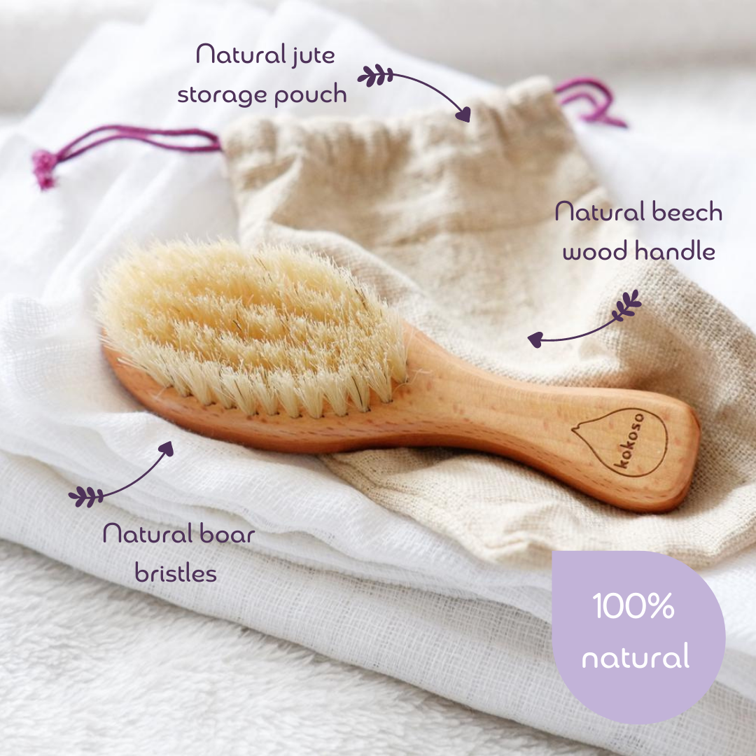 Organic baby online hair brush