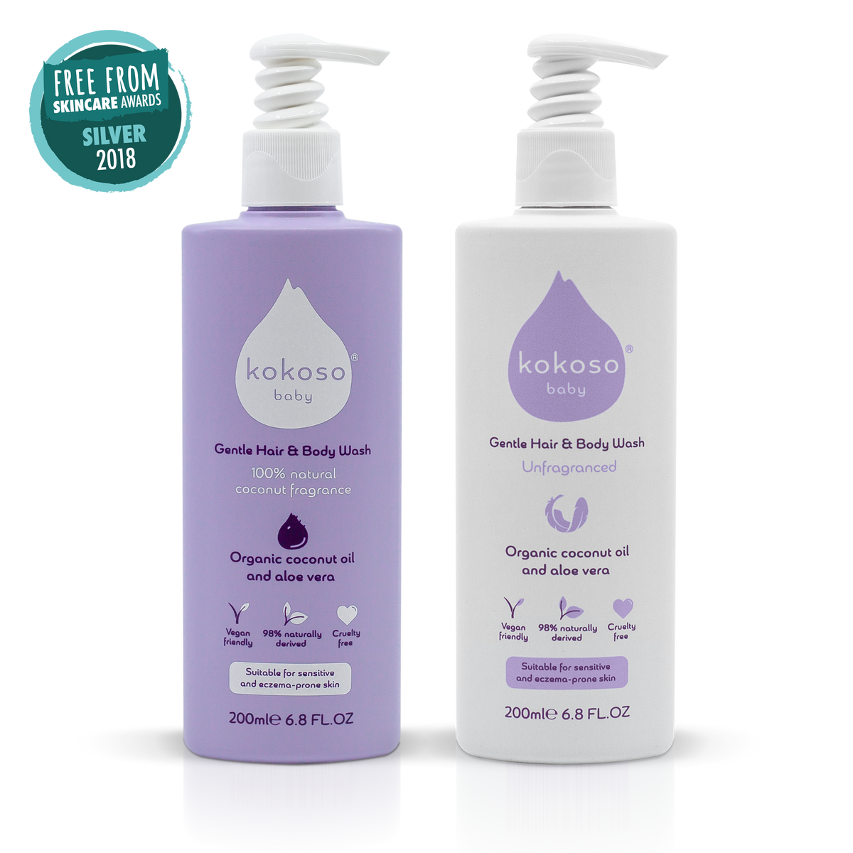 Kokoso Baby Wash Gentle Hair & Body Wash Kokoso